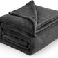 Bedsure Fleece Blankets King Size Dark Grey - Bed Blanket Soft Lightweight Plush Cozy Fuzzy Luxury Microfiber, 108x90 inches