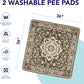Washable Pee Pads for Dogs - Super Absorbent Reusable Puppy Training Pads - 100% Waterproof, Leak-Proof & Non-Slip Whelping Pads for Pet Housebreaking