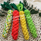 4PCS Mixed Color Woven Pet Chew Set (Yellow, Green, Orange, Rainbow), Dog Chew Toys, Cat Teething Toys, Durable & Safe Interactive Pet Toys
