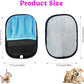 Blue Pet Hair Removal Gloves for Dogs,Pet Hair Collector Keychain,Five-Finger Cat Grooming Gloves ,Reusable Electrostatic Pet Hair Removal Tool for Furniture,Car,Couch,Carpet,Essential Pet Supplies