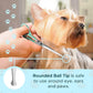 Kenchii Happy Puppy Ball Tip Shears Trimming Scissors for Dogs | Pet Grooming Puppy Essentials | Stainless Steel Shears with Blunt Tip | 6.5 In