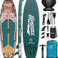 UPWELL 10'6"/11'/11'6" Inflatable Paddle Board, Stand Up Paddlboard for Youth & Adults, Stable Design, Premium SUP Accessories, Backpack, Leash, Hand Pump, Fins