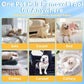 Pet Hair Removal Tool, 4 in 1 Reusable Washable Lint Brush for Cat and Dog Hair Remover, Gentle on Furniture with Extra Long Handle for Couch, Carpet, Clothing, Bedding, Car, Window