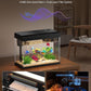 Fish Tank with Desktop Humidifier, 2.38 Gallon Quiet Eco Aquarium,Smart Touch LED Light & Temperature Display, Glass Mini Fish Tank
