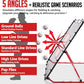 Baseball Rebounder Net, 3/5 Adjustable Angles 4x4.5FT Pitch Back Baseball Softball Volleyball Rebounder with 2 Strike Zones, UV Resistant, Pitchback Trainer for Ground, Line Drive & Fly Balls
