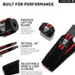 Gymreapers Weightlifting Wrist Wraps (IPF Approved) 18" Professional Quality Wrist Support with Heavy Duty Thumb Loop - Best Wrap for Powerlifting Competition, Strength Training, Bodybuilding