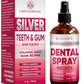 Dental Spray for Pets – Cat & Dog Breath Freshener That Helps with Tartar, Plaque, & Bad Odor – Silver 50 PPM + Valerian Flavour for Dog Teeth Cleaning – 4 Oz