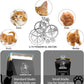 Cat Clippers, Professional Cat Grooming Kit, Cordless Cat Grooming Clippers for Thick Coats, Cat Hair Trimmer, Low Noise Cat Shaver Clippers, Quiet Pet Hair Clippers Tools for Cats Dogs (Black)