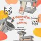 Cat Tree, 80-Inch Large Cat Tower with 9 Scratching Posts, 2 Perches, 2 Caves, 2 Basket, 2 Stairs, Extra Large Hammock, Pompoms, Multi-Level Plush Cat Condo for Indoor Cats/Light Grey