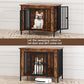 EasyCom 31.5" Small Dog Crate Furniture, Chew-Resistant Dog Crates for Small and Medium Dogs, Dog Kennel Furniture Indoor with 2 Doors and 3.94" Raised Feet, as TV Stand, End Table, Crate Table