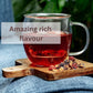 Loose Leaf Tea No Caffeine with Raspberry, Cornflower, Rosehip & Hibiscus (4oz.) – Fruit Tea Summer Herbal Infusion with Wild Berries