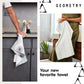 Midnight Flannel Geometry Tea Towel