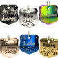 Personalized Dog Tag with 5 Lines of Custom Deep Engraved Durable Stainless Steel Pet ID Name Tag Designer Regular Size Badge