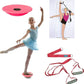 Dance, Cheerleading and Figureskating Trainer Stretching and Balance, 2 Pc. Set, Stretching, Disc Core Board and Flexibility Equipment Strap for Dance, Gymnastics, Turning, Stunt