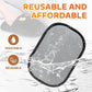 Reusable Pet Hair Remover Gloves – Electrostatic Lint & Fur Removal, Machine Washable Cleaning Gloves for Furniture, Clothes & Car(Black)