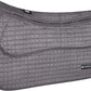 Tackmore Western Saddle Pad Adjustable with Side Pockets and Foam Inserts Shock-Absorbing Riding Pad