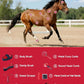 9PCS Horse Grooming Kit Curry Comb Sweat Scraper Horse Bathing Supplies Grooming Tools with Storage Bag Shadowberry