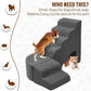 Update Stable Dog Stairs & Steps Ramps for High Beds 30 inches High Tall, LitaiL 6 Step Pet Stairs Steps for High Beds 30 inch Large Dogs, Non-Slip Dog Ramps for Small Dogs, Older Cat