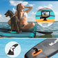 Bigfly 11'6×35" Super Wide Inflatable Stand Up Paddle Board, Ultra Stable Wide SUP for 2+1 People/Family/Big Size, 100L Backpack, All-Round Sup Board, US Big Fin