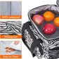 Lifewit Medium Lunch Bag Insulated Lunch Box Soft Cooler Cooling Tote for Adult Men Women, Zebra Stripes 12-Can (9L)