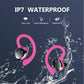 Wireless Earbuds Sport Bluetooth Headphones 5.4, 2025 Bluetooth Earbuds 4 HD Mic, Over-Ear Buds with Earhooks ENC Noise Canceling Earphones, 48Hrs Stereo, IP7 Waterproof Headset for Workout/Running