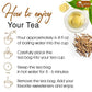 TOG999, Premium 60 Ashwagandha Root Tea Bags, 100% Natural & Pure, Ashwagandha Root Herbal Tea. No Sugar, No Caffeine, No Gluten, Vegan.
