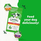 Greenies Smart Topper High Protein Wet Mix-in for Dogs, Chicken, Peas, Apples, and Brown Rice Recipe & Duck, Broccoli, Carrots and Barley Recipe Variety Pack with Whole Grains, 8 Trays of 2oz.
