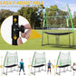 Volleyball Training Equipment, Height Freely Adjustable Practice Net System for Spike Hitting Serving, Portable Volleyball Net for Backyard Indoor Outdoor Use