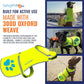 Dog Reflective Vest – Hi-Vis Fluorescent Visibility That Helps to Safeguard Your Pet On/Off Leash in Urban & Rural Areas (Yellow, Large)