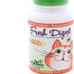 Fresh Digest Daily Digestive Aid and Immune Support Supplement for Cats, Natural Prebiotic and Enzyme Powder for Healthy Stools, Hairball Control, Stop Litterbox Odor, Works Fast 100g/3.5oz