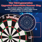 WIN.MAX Dart Board - Bristle Steel Tip Dartboard Dart Boards for Adults Bristle Steel Tip Dartboard Set with 12 Darts Metal Tip