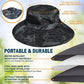 EINSKEY Wide Brim Sun Hat, UPF 50+ UV Protection Waterproof Packable Bucket Hat for Men & Women, Fishing Hiking Beach Garden