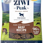 ZIWI Peak Air-Dried Dog Food – Beef - All Natural, High Protein, Grain Free, Limited Ingredient w/Superfoods (3.5oz)