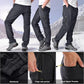 Toomett Men's hiking Snow Pants Skiing Winter Insulated Fleece lined Outdoor Water Repellent camping,walking,fishing