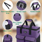 Large Pet Travel Bag Organizer - Dog & Cat Tote with Food Containers, Bowls, Feeding Mat, Perfect for Camping, Hiking (Multi-Pocket Design)