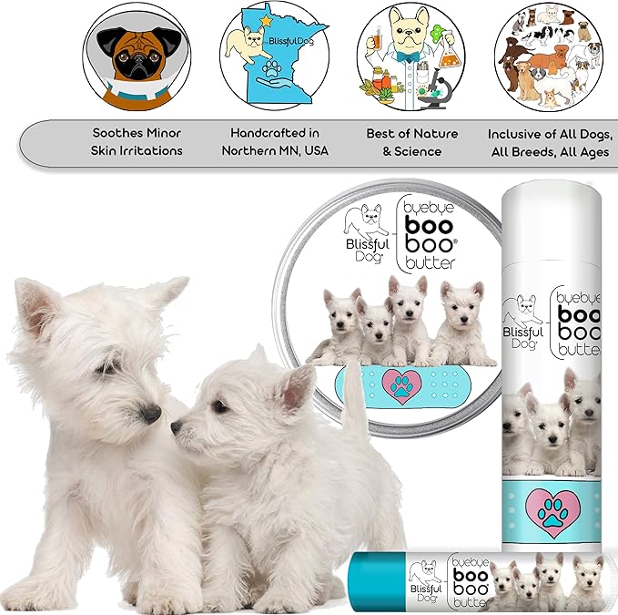 The Blissful Dog West Highland Terrier Boo Butter, 0.15 oz