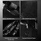 Hayabusa Airstream Athletic Duffle Gym Bag for Women and Men - Black, 50l duffle bag - 7 zippered Pockets, Good for travel, Boxing, MMA, BJJ, kickboxing, Muay Thai, wrestling, Glove/Shoe Compartment