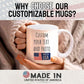 Custom Mug Upload Your Picture Personalized Coffee Mug with Photo Text Name Customized Cup Unique Ideas Gifts for Men Women Mom Dad Girlfriend Halloween Christmas Thanksgiving
