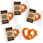 Afreschi Natural Turkey Tendon Pretzel (S) Pack of 4, Dog Treats for Signature Series, All Natural Human Grade Puppy Chew, USA-Sourced Turkey Tendon, Hypoallergenic, Rawhide Alternative