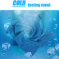 Biange Cooling Towel (Pack of 20, 40"x12") with Pouches for Sports, Workout, Fitness, Gym, Yoga, Golf, Pilates, Travel, Camping & More