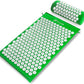 ProsourceFit Acupressure Mat and Pillow Set for Back/Neck Pain Relief and Muscle Relaxation, Large - Gray/Gray