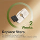 PETLIBRO Replacement Filters for Dockstream Cat Water Fountain PLWF005 PLWF115 PLWF105, 4 Months Set of Replacement Filters for Ultra Quiet Pet Water Fountain,White 8 Count (Pack of 1)