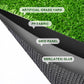 Yescom Sports Sled Strips Turf Gym Turf Flooring for Weight Sled Push Gym Equipment Outdoor Indoor Use 65'x3'(195 Sq.Ft) 0.4" H