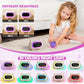 Honesorn Alarm Clock for Kids, Ok to Wake Clock for Kids, Cute Cat Kids Alarm Clock for Girls Boys Toddler, Kids Clock with 10 Night Lights, 7 Soothing Sounds, Auto-Off Timer, Child Lock, Cream White