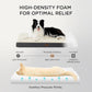 Bedsure XL Dog Beds Large Sized Dog -Orthopedic Flat Extra Large Pet Beds with Removable Washable Cover, Egg Crate Foam Mat, Suitable for Pet Up to 100 lbs