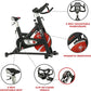 Sunny Health & Fitness Indoor Cycling Exercise Bike w/Pulse Sensors & 4-Way Adjustable Seat, Stationary Home Cardio Training Machine w/Micro-Adjustable Magnetic Resistance for Intensive Cardio Session