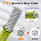 Tresbro 15 FT Dog Tie Out Cable with Spring, Shock Absorbing Tether Chains for Outside Aavilable in 10/15/20/25/30/40/50/70/100/120 FT, Heavy Duty Leads for Yard for Medium & Large Dogs Up to 500 LBS