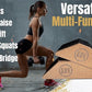 Squat Wedge Blocks - Pack of 2 Non-Slip Slant Board for Legs, Ankle, Calf Stretching - Squat Ramps for Lower Body Strength, Heel Elevation, Planks, Yoga with Bag & 30 Day Squat Challenge Chart