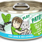 Weruva B.F.F. Play - Best Feline Friend Paté Lovers, Aw Yeah!, Lamb & Tuna Told Ya' with Lamb & Tuna, 2.8oz Can (Pack of 12)