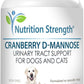 Cranberry D-Mannose for Dogs, Support for Bladder & UTI, Pet Urinary Tract + Immune Health Supplement, Cranberry for Dogs with D-Mannose & Vitamin C, 150 Chewable Tablets